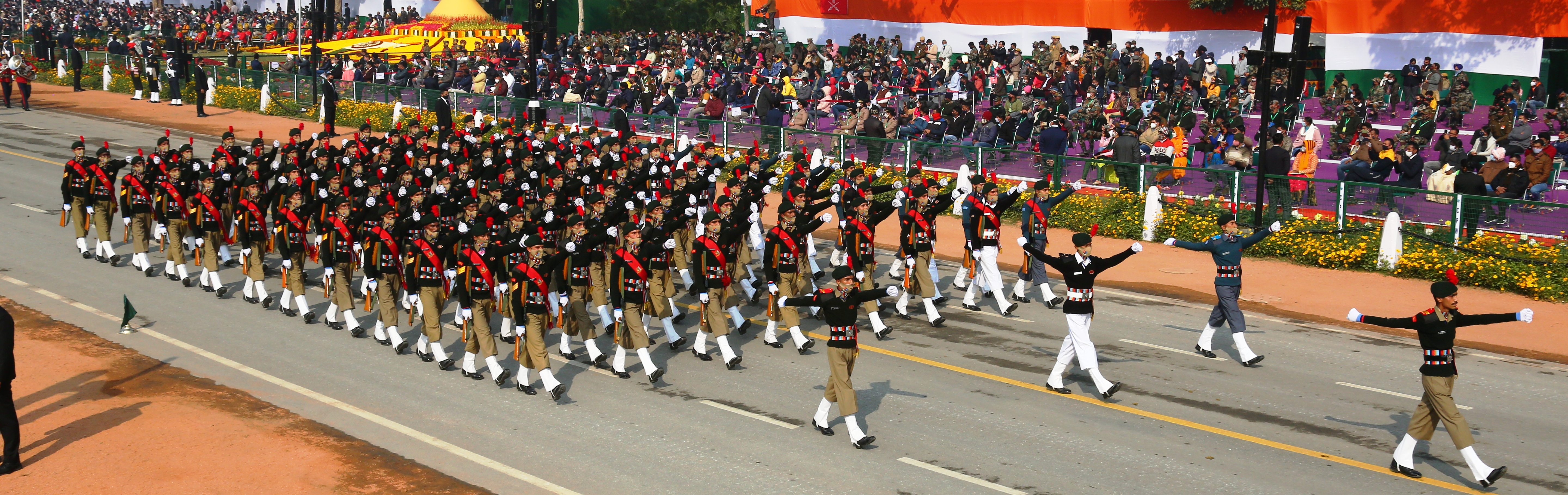 NCC cadets at RD Parade