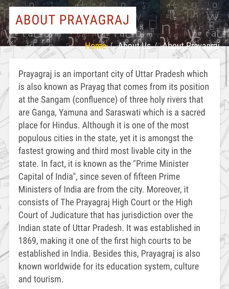 About Prayagraj