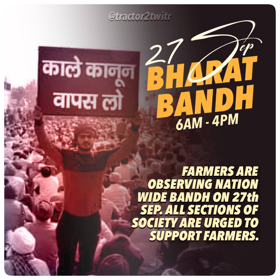 Bharat Bandh September 27